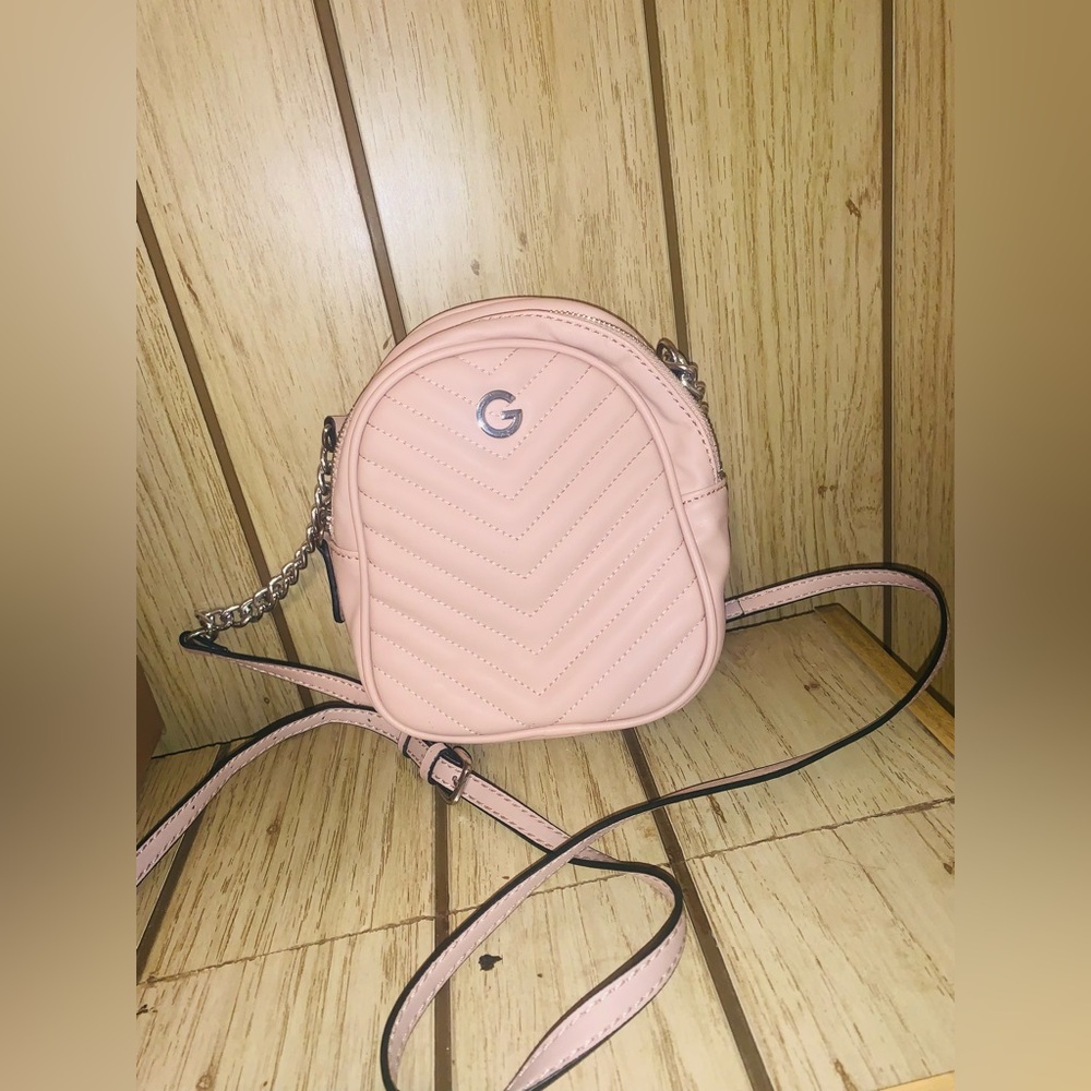 Guess bag. Brand Pink Quilted Crossbody Bag